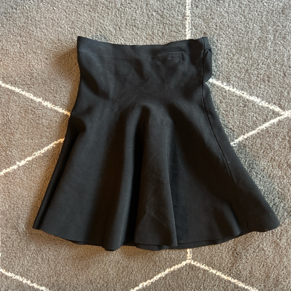 BCBGMaxAzria Black Mini Skirt